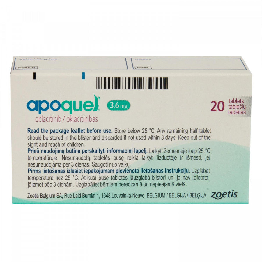アポクエル(アポキル錠)3.6mg20錠