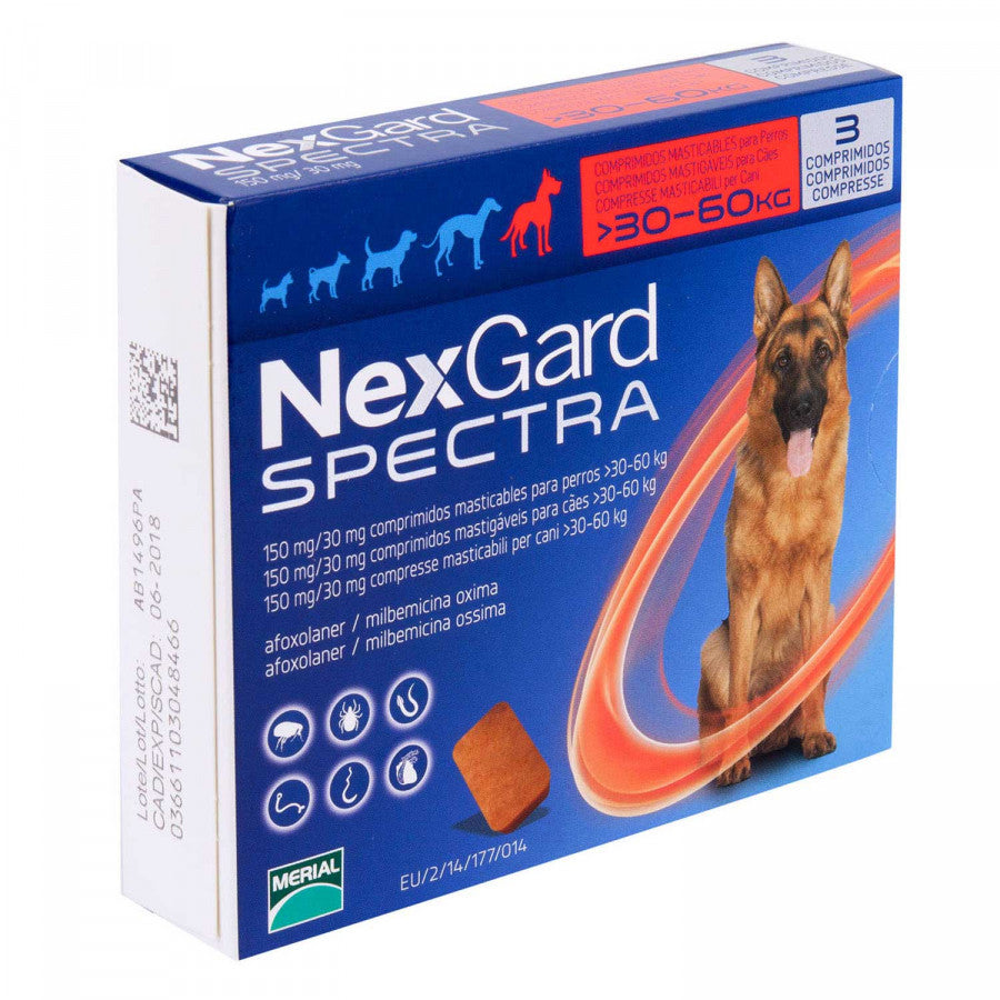 ネクスガードスペクトラ超大型犬用30~60kg未満