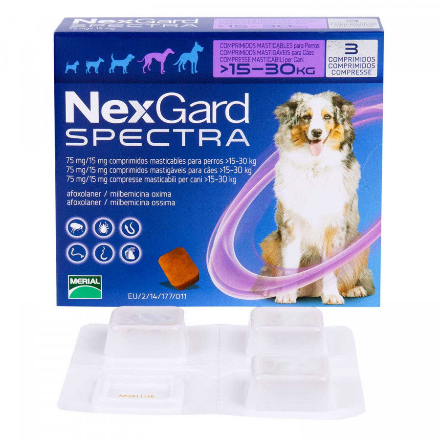 ネクスガードスペクトラ大型犬用15~30kg未満