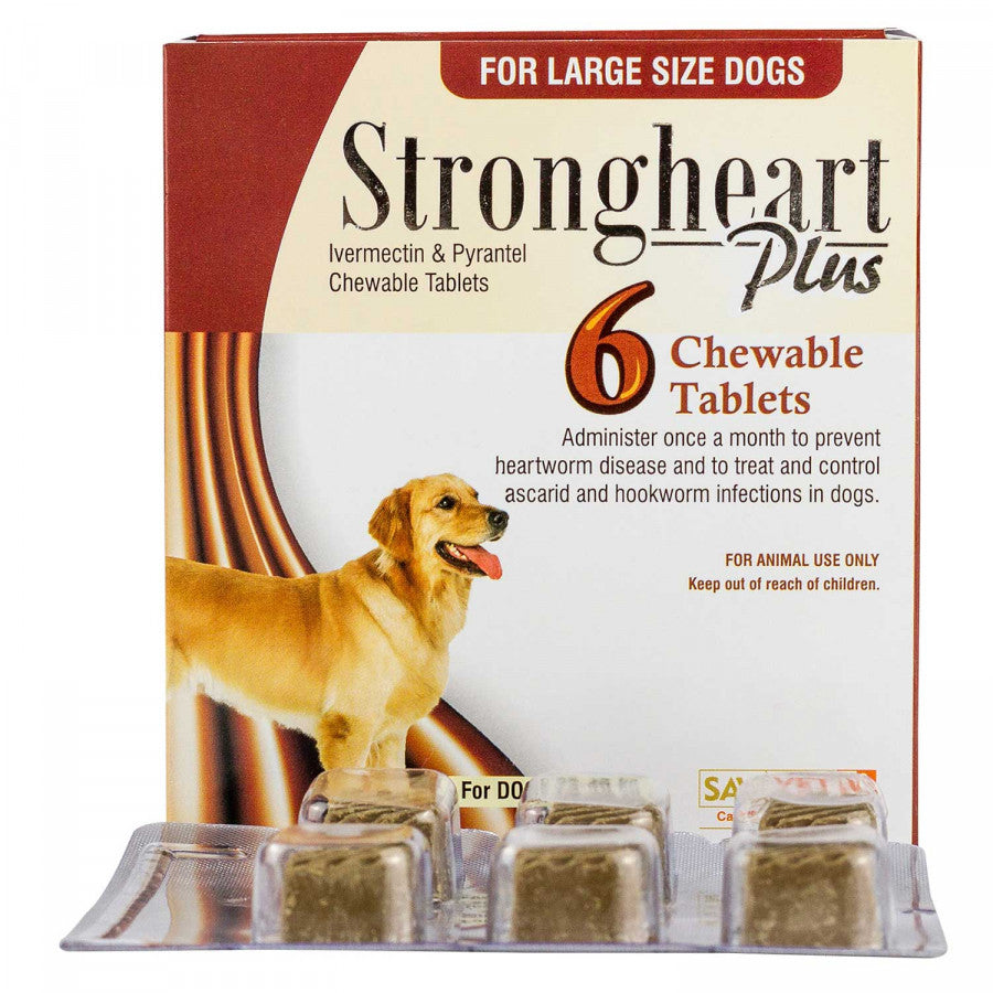 ストロングハートプラス・チュアブルとフロントラインプラス大型犬用