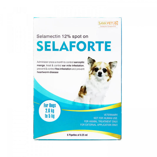 セラフォーテ超小型犬用6本入り(レボリューションジェネリック)