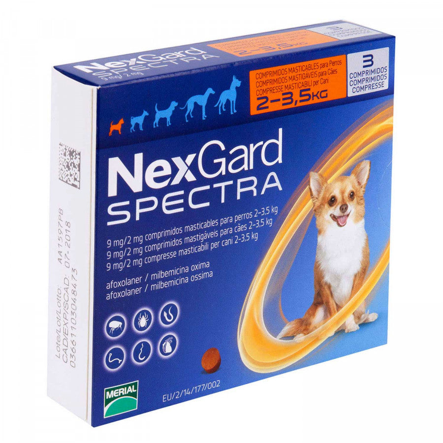 ネクスガードスペクトラ超小型犬用2～3.5kg未満